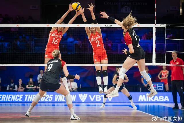 3:2逆转德国队,中国女排世联赛美国站三连胜
