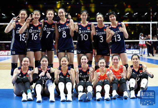 世界女排联赛(中国北京站):中国队胜法国队