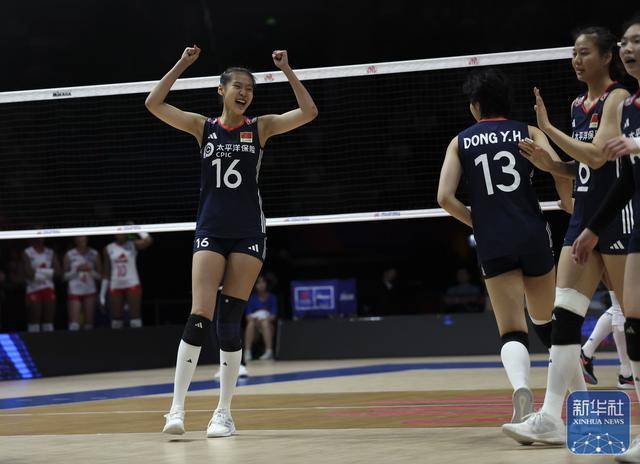 世界女排联赛(中国北京站):中国队胜法国队
