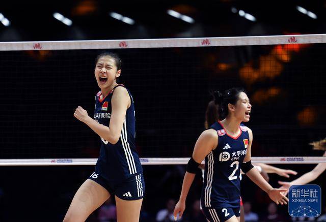 世界女排联赛(中国北京站):中国队胜法国队