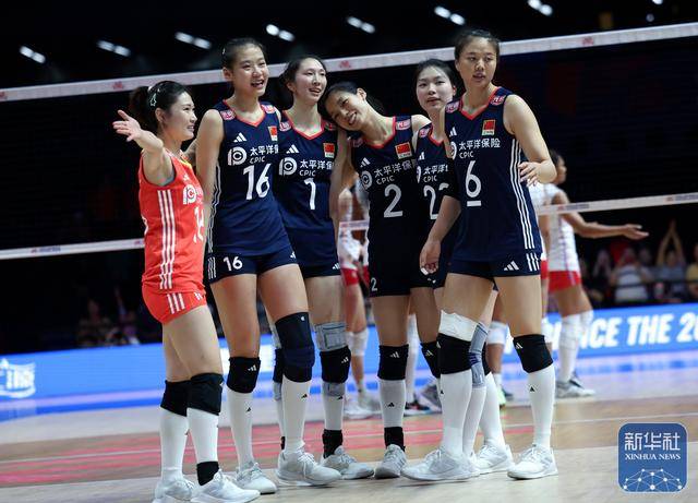 世界女排联赛(中国北京站):中国队胜法国队