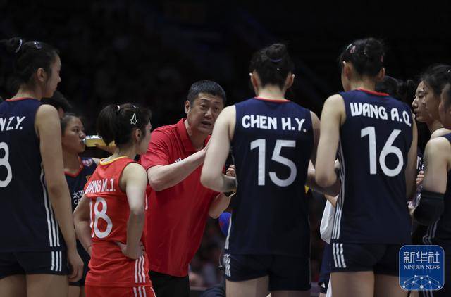 世界女排联赛(中国北京站):中国队胜法国队