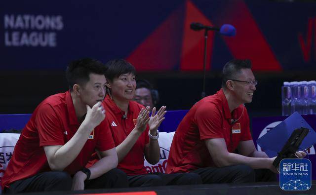 世界女排联赛(中国北京站):中国队胜法国队