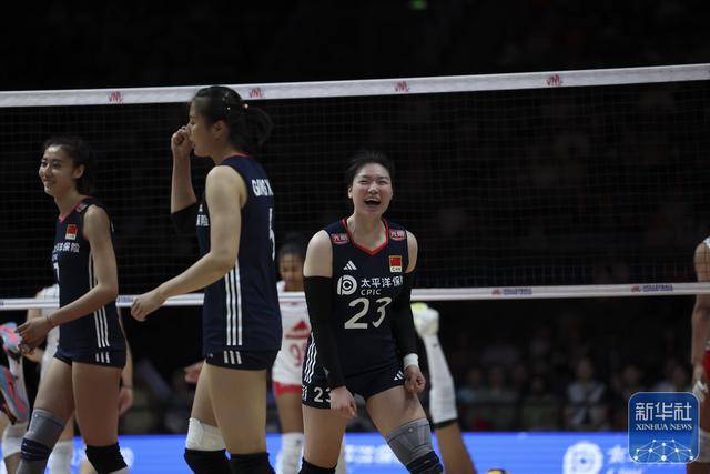 世界女排联赛(中国北京站):中国队胜法国队