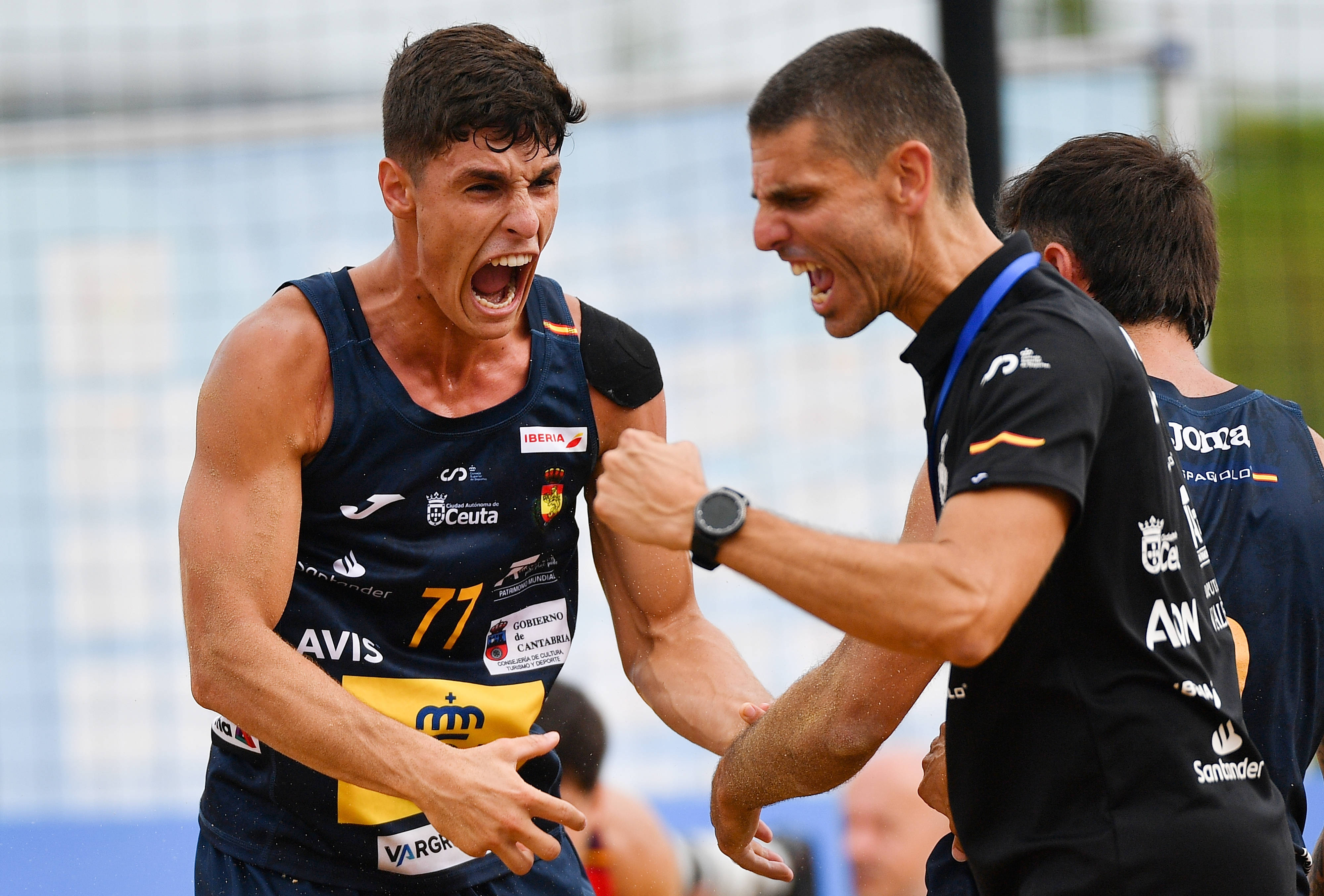 (成都世运会)沙滩手球——男子半决赛:葡萄牙队胜西班牙队